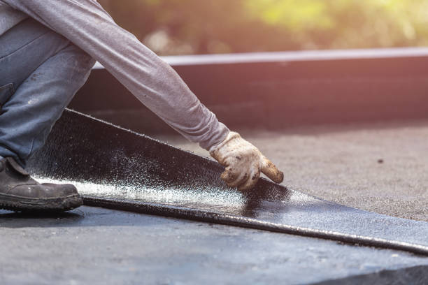 Professional Exterior Waterproofing technician working in Mongo, IN